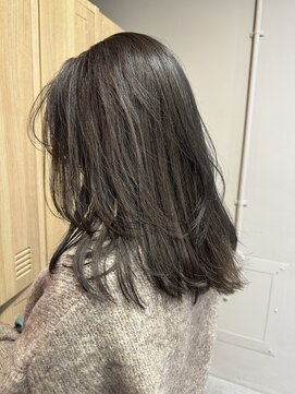 ローレンジウ(LOREN JU) 透明感髪質改善ベージュダブルカラーミルクティーグレージュ