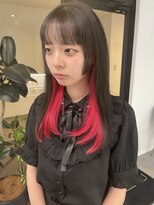 ナンバー 竪町(number+)&nbsp;20代30代大人かわいいインナカラーイヤリングカラー