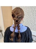 ロングのお呼ばれヘア