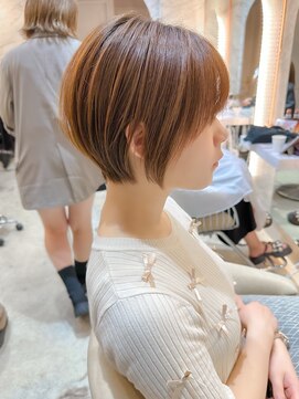 ロンド エスポワール 錦糸町(Lond espoir) イメチェン前髪こなれミディショート髪質改善【工藤昴】錦糸町