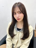 シエルバイアフロート(ciel by afloat)&nbsp;〇ナチュラルレイヤーカット シースルーバング 韓国ヘア