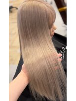シエル 青森店(CIEL)&nbsp;#ケアブリーチ #ハイトーン　#ベージュ　#ミルクティーベージュ
