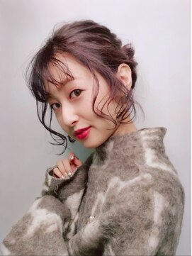 パーク(PARK.umeda) ピンクアッシュ×簡単アレンジ