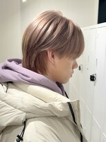 ノウハウ キョウト(KNOWHOW kyoto)&nbsp;コンマヘア/メンズカット/ミルクティーカラー
