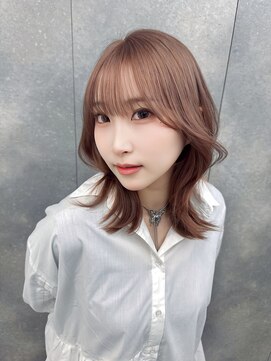 クム(kumu) 【kumu】ミディアムレイヤー /顔周りカット/ 栄 / 名古屋