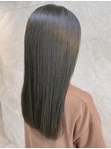 黒髪ボブルフネビージュ小顔ワンレン前髪