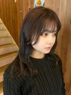 アヴァンス 難波店(AVANCE.) ラベンダーグレージュ×透明感