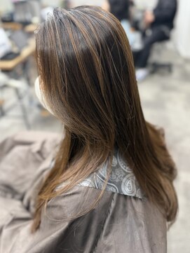 ラナヘアーサロン イワツカ(Lana hair salon IWATSUKA) ブリーチ無しナチュラルバレイヤージュ