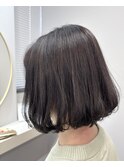 髪質改善カラーで艶髪ボブ♪
