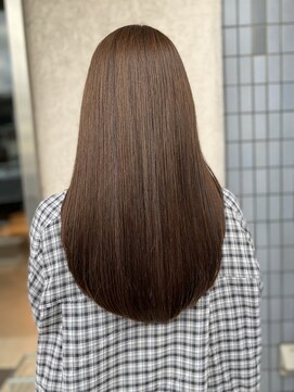 フロア(FLOOR) つやロング/オリーブベージュ/トリートメント