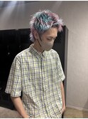 ピンク&ブルー　デザインカラー
