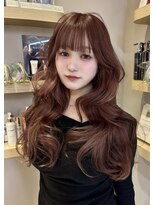 ボタン テンジン(VOTAN tenjin)&nbsp;【votan ayana】ピンクブラウン/レイヤーカット