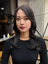 ミリ(mm)&nbsp;10代20代30代くびれレイヤー透明感グレージュ髪質改善仙台韓国