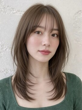 ノア 三宮店(NOA) 【NOA】透明感カラー顔まわり韓国風レイヤーで柔らか質感