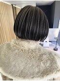highlight切りっぱなしボブエアリーロング美髪ピンクブラウン