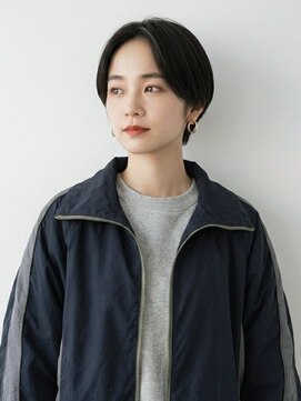キビト(kibito) ハンサムショートボーイッシュセンター分けショート20代30代40代