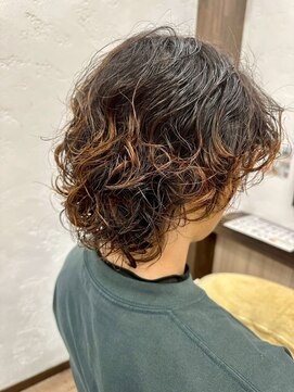 アミリー ひたち野うしく店(Amily) ハイライトバレイヤージュダブルカラーケアブリーチ20代30代