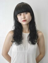 ココ 原宿(KOKO)&nbsp;レイヤーカットぱっつん前髪ウルフパーマイメチェン