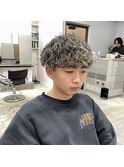 【梅田】波巻きパーマ