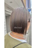 20代30代40代/オリーブベージュ/切りっぱなしボブ/夏ヘア