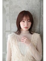 ピズムハク(PISM hak)&nbsp;ウルフショートレイヤー/シースルーバング/結べる長さのボブ