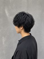 ラベルムバイエーケー(La Belleme by AK)&nbsp;黒髪マッシュ×ニュアンスパーマ