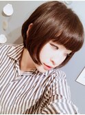 透明感ショートボブ