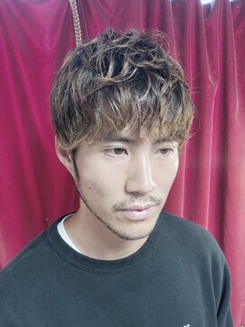 ヘアアンドメイク エトワール 古淵店(hair&make etoile) 無造作メンズフロントカールショート