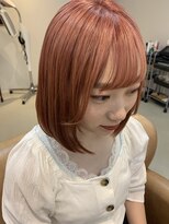 アドラーブル ヘアサロン(Adorable hair salon) ブリーチオンカラー　ピンク系