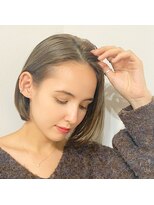 ラナ 渋谷(Lana)&nbsp;【Chill】大人かわいいAラインピンクベージュクールショートボブ