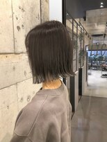 フリックヘアサロン 梅田茶屋町2号店(FLICK HAIR SALON) ぱつっとBob×オリーブグレージュ