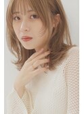 大人ヘルシーレイヤー×20代30代小顔になるサイドバング
