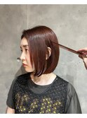 内巻きボブ