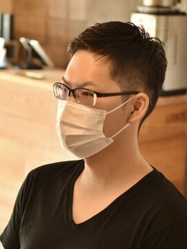 リム メンズヘア(LIM men's hair) ジェットアップバングショート【メンズカット/メンズヘア】