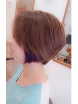 ラファミリア(la famiglia)&nbsp;インナーカラー＋ボブ