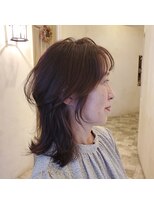 オネスト 八柱店(onest)&nbsp;黒髪/グレーベージュ/レイヤーロング/前髪パーマ