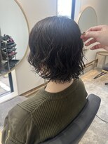 ビーヒアナウ 野々市市役所前店(BE HERE NOW N゜04) short bob perm