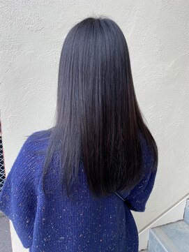 キャパジャストヘアー(CAPA just hair) 艶カラー・ブルーブラック