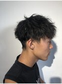 マット質感のツイストスパイラルマッシュ