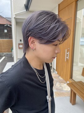 エン(en) ショートウルフ×アッシュグレー