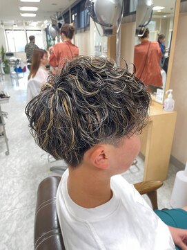 サンクエスト 朝霞店 ハイライトパーマ