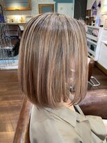 ダブル ヒッチ ヘア(W Hitch hair)&nbsp;バズった　バレイヤージュ