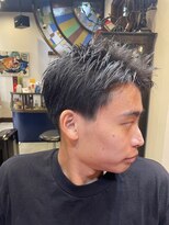 バーバー アカダマ&nbsp;アップバングショート