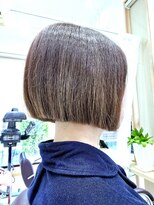 メタ(META) カット(ミニボブ)+アルテマ酢酸カラー(酢酸ナトリウム高配合)