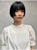 20代丸みマッシュタイトショート酸性縮毛矯正顔周りレイヤー