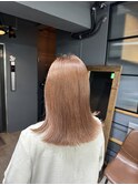 シンプルなのに洗練された透明感カラー／髪質改善トリートメント