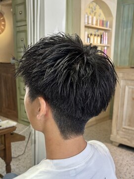 サンバイセライロ 千葉(SAN. by celilo) メンズトレンドヘア/7:3アップバング/メンズショート/関祐翔