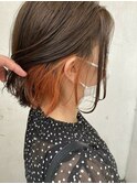 イメチェン/ホワイトブロンド/外ハネボブ/美髪/RrSALON北岡崎