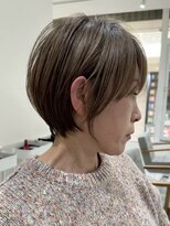 ジュベ 別府店(juve.) 別府ショートボブ顔まわりレイヤーカット髪質改善カラー30代