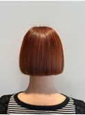 ミニボブ×レッドオレンジ【ULUM廣瀬】